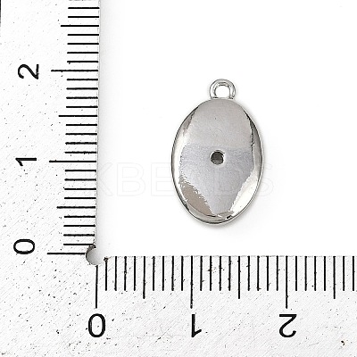 Brass Pave Clear Cubic Zirconia Pendants KK-L238-27P-1