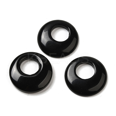 Natural Obsidian Pendants G-T122-76A-1