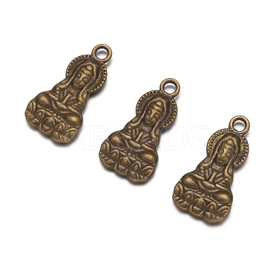 Tibetan Style Alloy Pendants X-PALLOY-K1363-AB-NR-1