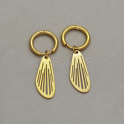 304 Stainless Steel Hoop Earrings WGD8CF2-01-1