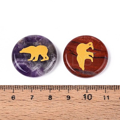 Natural Mixed Stone Cabochons G-T142-52-1