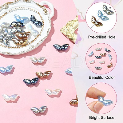 Acrylic Imitation Pearl Beads OACR-CJC0001-26-1