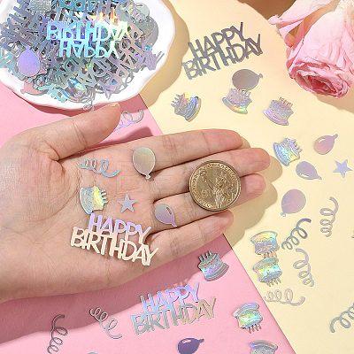 2 Bags Plastic Confetti DIY-SC0031-54A-1