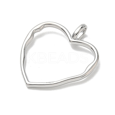 Valentine's Day Brass Pendants KK-E796-10P-1