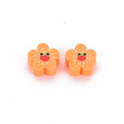 Handmade Polymer Clay Beads CLAY-S096-011-1