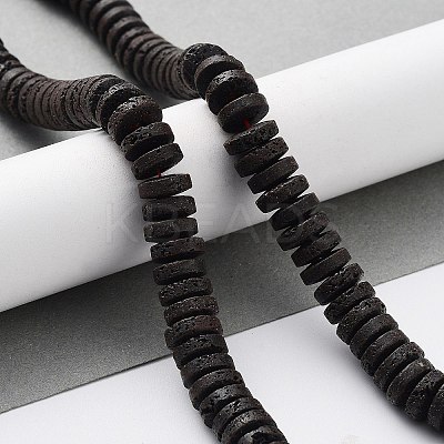 Natural Lava Rock Beads Strands G-H303-C11-1