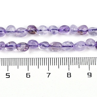 Natural Lavender Amethyst Beads Strands LS-G-P497-01B-21-1