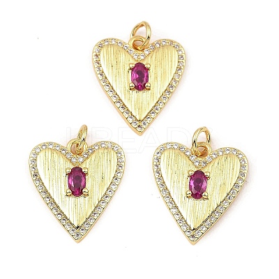 Rack Plating Real 18K Gold Plated Brass Pendants KK-B077-23G-1