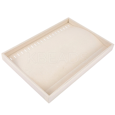 Velvet Necklace Display Organizer Trays NDIS-WH20007-02A-1