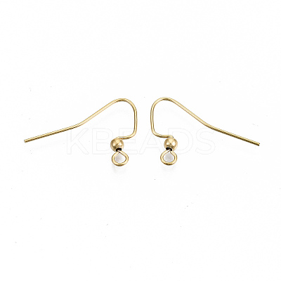 304 Stainless Steel Earring Hooks STAS-S111-010G-NR-1