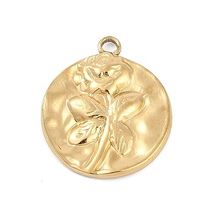 304 Stainless Steel Pendants STAS-I325-115B-G-1