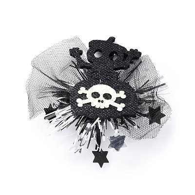Halloween Theme Candy Bag Felt Alligator Hair Clips LS-PHAR-L008-01D-1