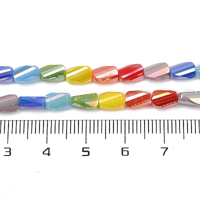 Electroplate Glass Beads EGLA-D300-01A-1
