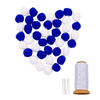 DIY Pom Pom Ball Decoration Making Kits DIY-SZ0001-40C-1