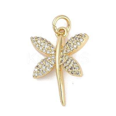Rack Plating Brass Micro Pave Cubic Zirconia Pendants LS-KK-H509-10G-02-1