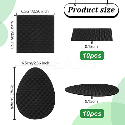 20Pcs 2 Style Shoe Sole Repair FIND-OC0003-22-1