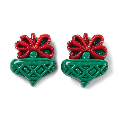 Christmas Decorations Theme Opaque Resin Decoden Cabochons LS-RESI-Z026-01J-1