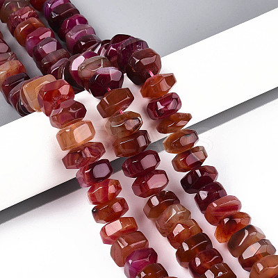 Natural Agate Beads Strands G-N356-01A-08-1