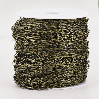 Brass Paperclip Chains CHC-S008-001A-AB-1