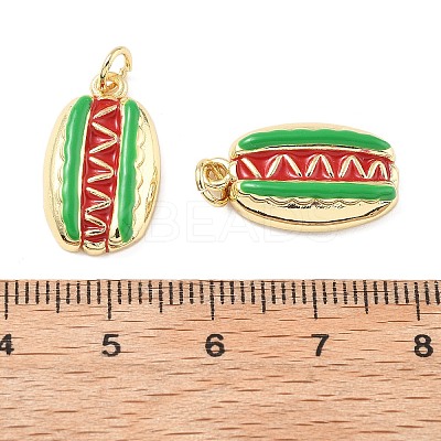 Brass Pendants KK-H002-07D-G-RS-1