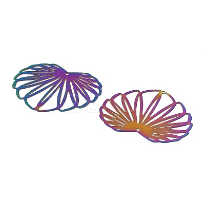 201 Stainless Steel Filigree Pendants SA-CBA5D45-01-1