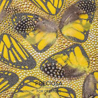 Preciosa® Crystal Hotfix Flatback Stones Y-PRC-HSS12-20030-1