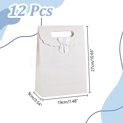 Rectangle Paper Gift Bags CARB-WH0017-14B-04-1