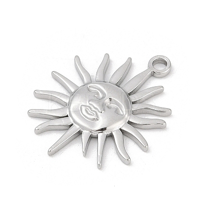 304 Stainless Steel Pendants STAS-D366-01H-P-1