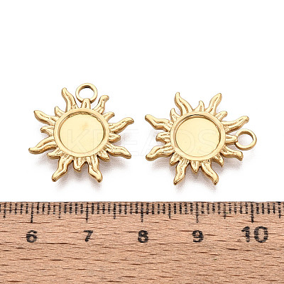 Ion Plating(IP) 201 Stainless Steel Pendants STAS-N098-140LG-1