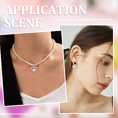 40Pcs 10 Style Alloy Crystal Rhinestone Pendants ALRI-SC0001-35P-1