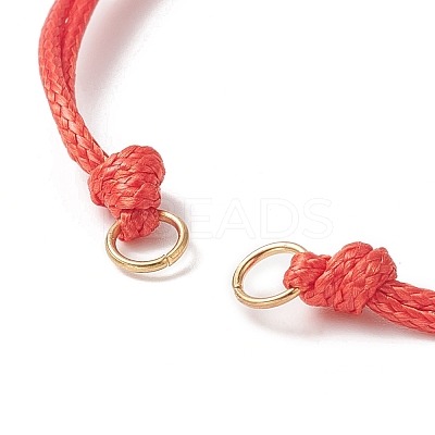 Braided Waxed Polyester Cord AJEW-JB01153-02-1