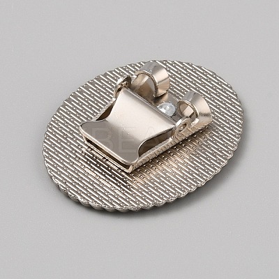Tibetan Style Zinc Alloy Bolo Tie Slides Clasp Cabochon Settings FIND-WH0260-37G-AS-1