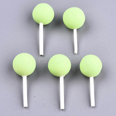 Handmade Polymer Clay 3D Lollipop Embellishments X-CLAY-T016-82D-1