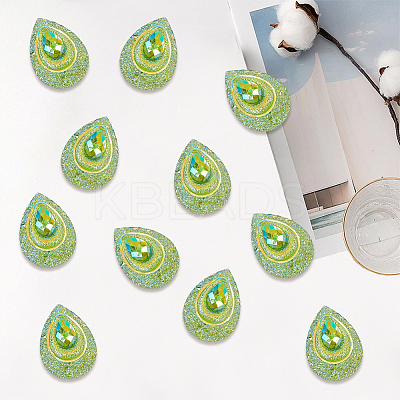 50Pcs Resin Cabochons CRES-GF0001-07B-1