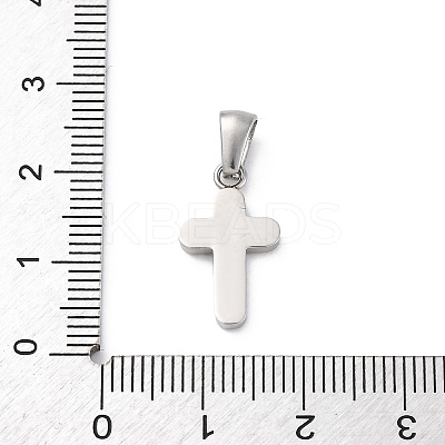 304 Stainless Steel Pendants STAS-L286-18P-1