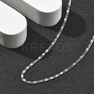 Brass Link Chain Necklaces for Women NJEW-D302-30P-1