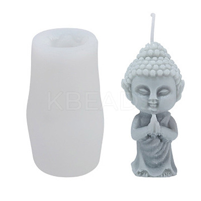 Buddha/Bodhisattva DIY Candle 3D Portrait Statue Silicone Molds DIY-F137-02-1