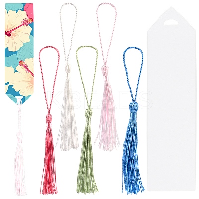 25Pcs Arrow Transparent Blank Acrylic Bookmarks DIY-CP0012-47-1