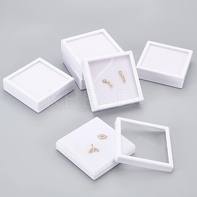 Plastic Jewelry Set Box OBOX-BC0001-06B-1