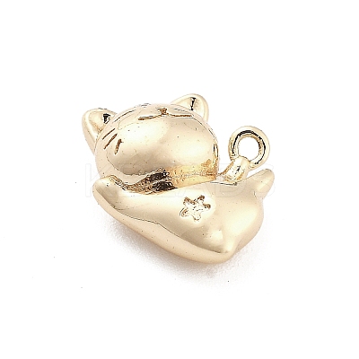 Brass Micro Pave Cubic Zirconia Pendants KK-M306-06G-04-1