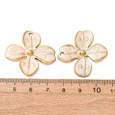304 Stainless Steel Enamel Pendants SA-CBAD609-14G-02-1