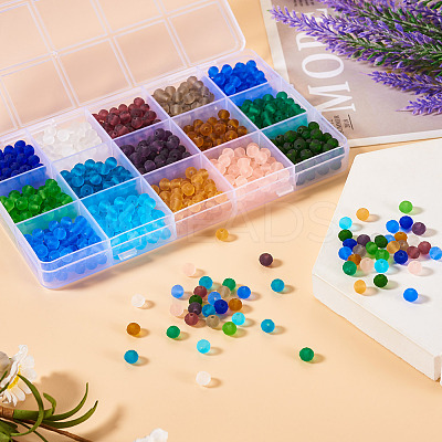Transparent Glass Beads Strands EGLA-TA0001-55A-1