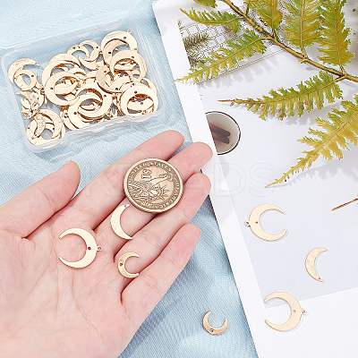 60Pcs 3 Style Brass Pendants KK-BBC0001-32-1