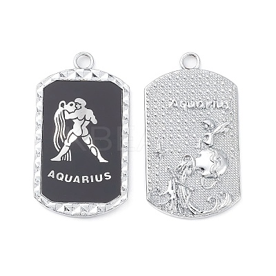 Alloy Twelve Constellations Series Big Pendants PALLOY-O107-01P-05-1