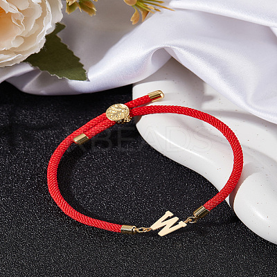 1Pc Adjustable Nylon Cord Slider Bracelets for Women BJEW-LP0001-32W-02-1