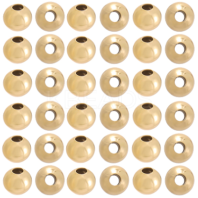 Brass Spacer Beads KK-BBC0015-08C-1