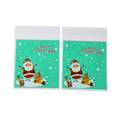 Christmas Theme Plastic Bakeware Bag OPP-Q004-04G-1