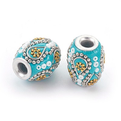 Handmade Indonesia Beads IPDL-E012-19A-1
