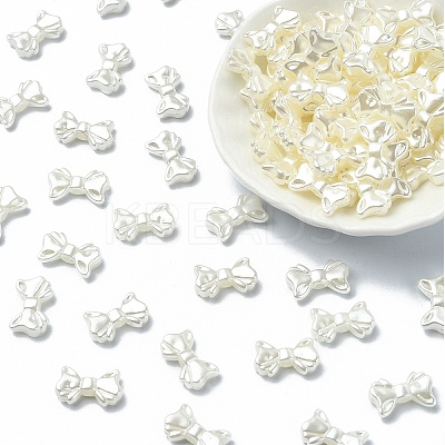ABS Plastic Imitation Pearl Beads OACR-YW0001-85C-1
