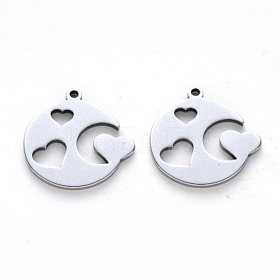 Non-Tarnish 201 Stainless Steel Pendants STAS-N092-18-1